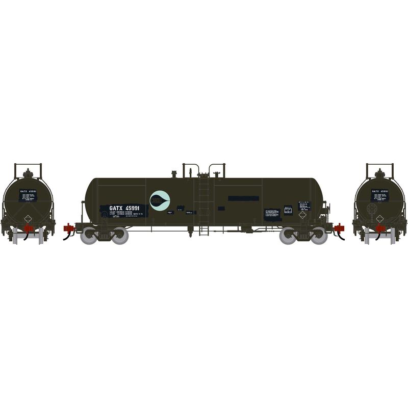 Athearn Genesis HO GEN GATC 20K Gallon Tank Car, Primed For Grime GATX 'Cargill' #45991