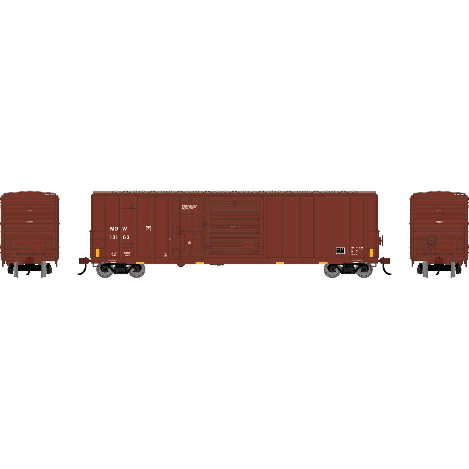 Athearn HO ATH 50' FMC 5277 Combo Door Box Car, MDW #13163