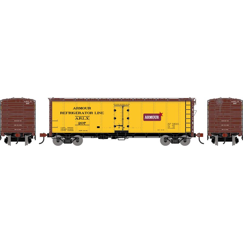 HO ATH 40' Steel Refrigerator Car, ARLX #207