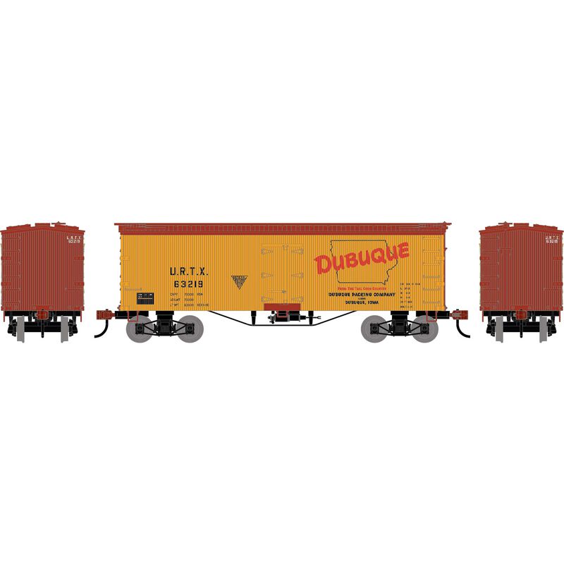 HO RND 36' Wooden Reefer, URTX #63219