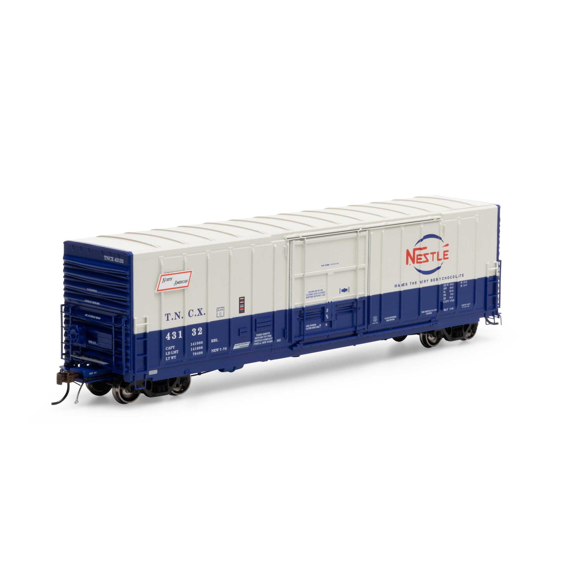 Athearn HO 50' PC&F Ex-Post Box, TNCX #43132 Model Train | Athearn