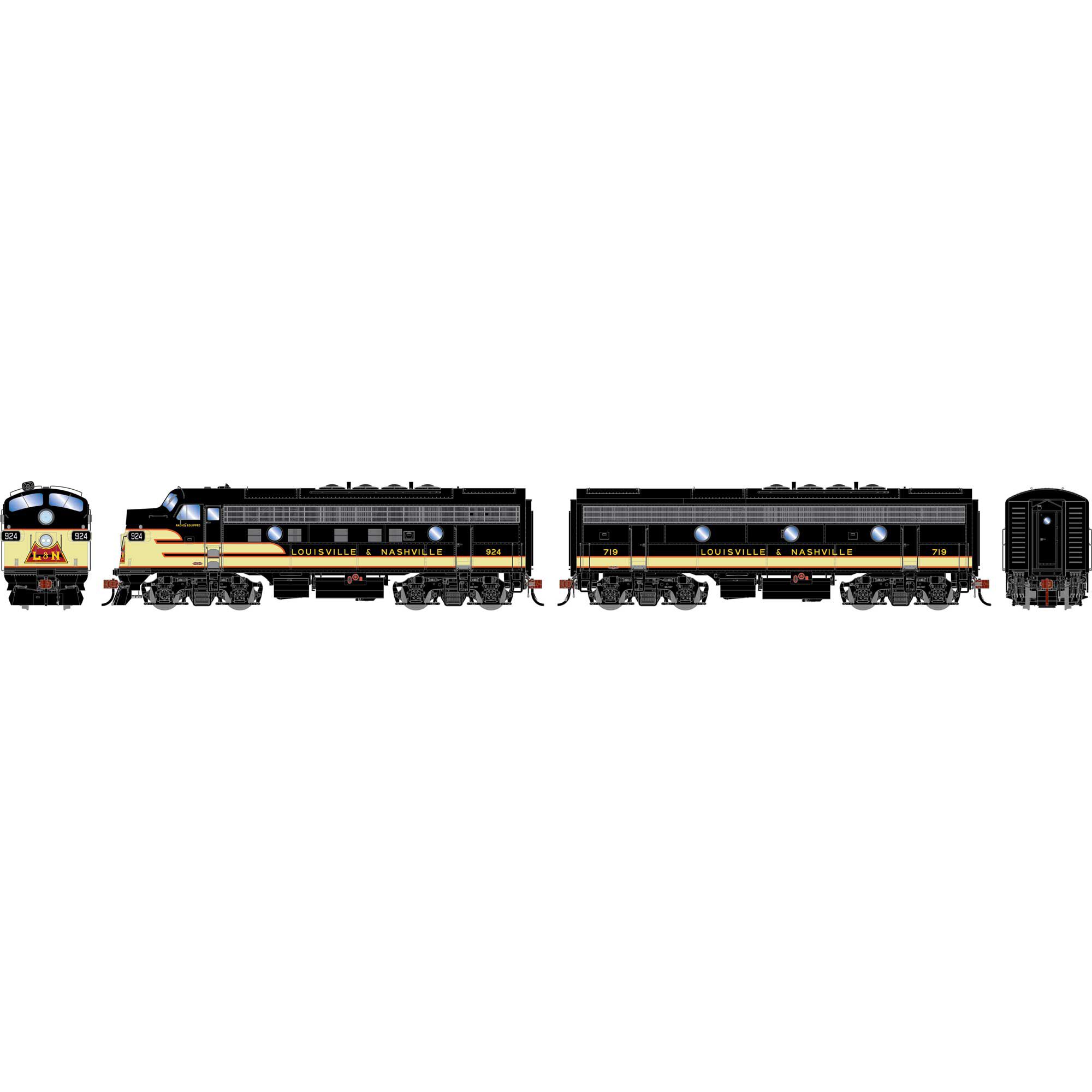 Athearn Genesis HO F9A / F9B Locomotive Set with DCC & Sound