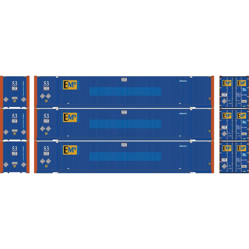 HO ATH 53' Jindo Containers, EMHU #203345/203357/203381 (3)