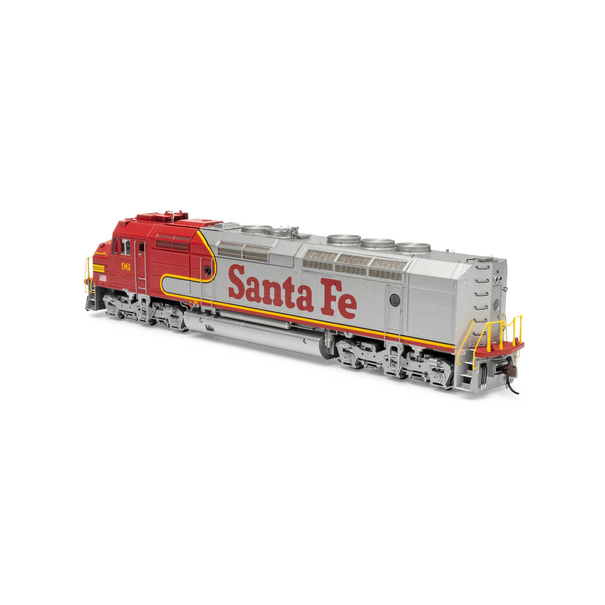 Athearn HO FP45 Locomotive with DCC & Sound, ATSF #96 Model Train