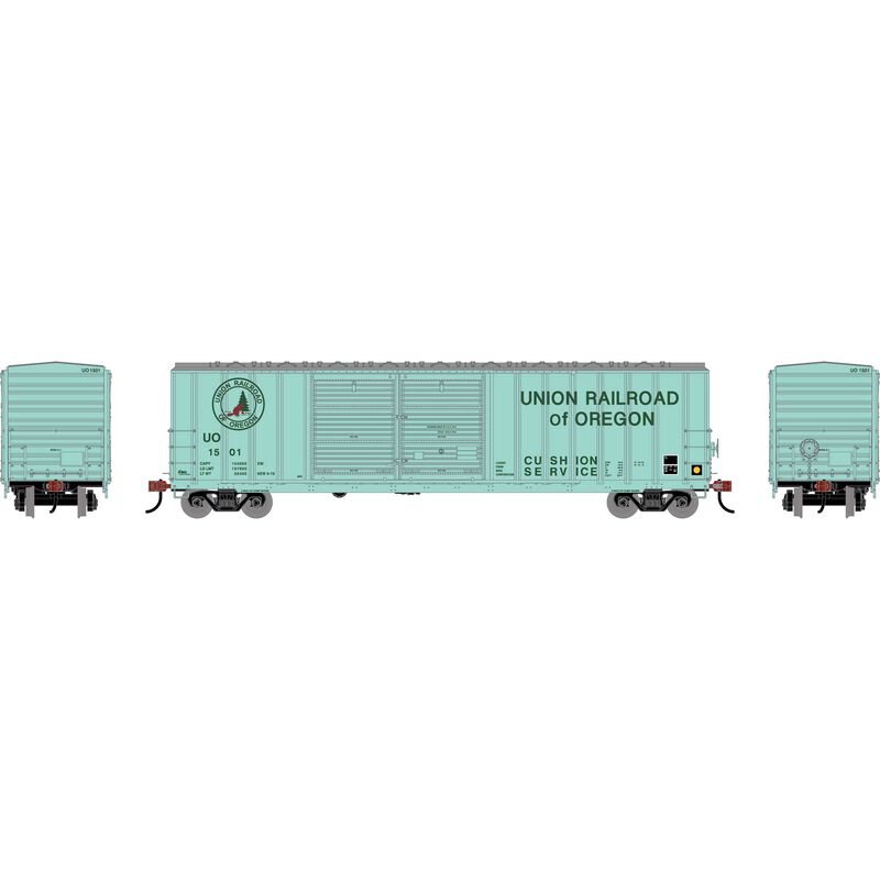 HO 50' FMC 5077 DD Offset Box Car, UO #1501