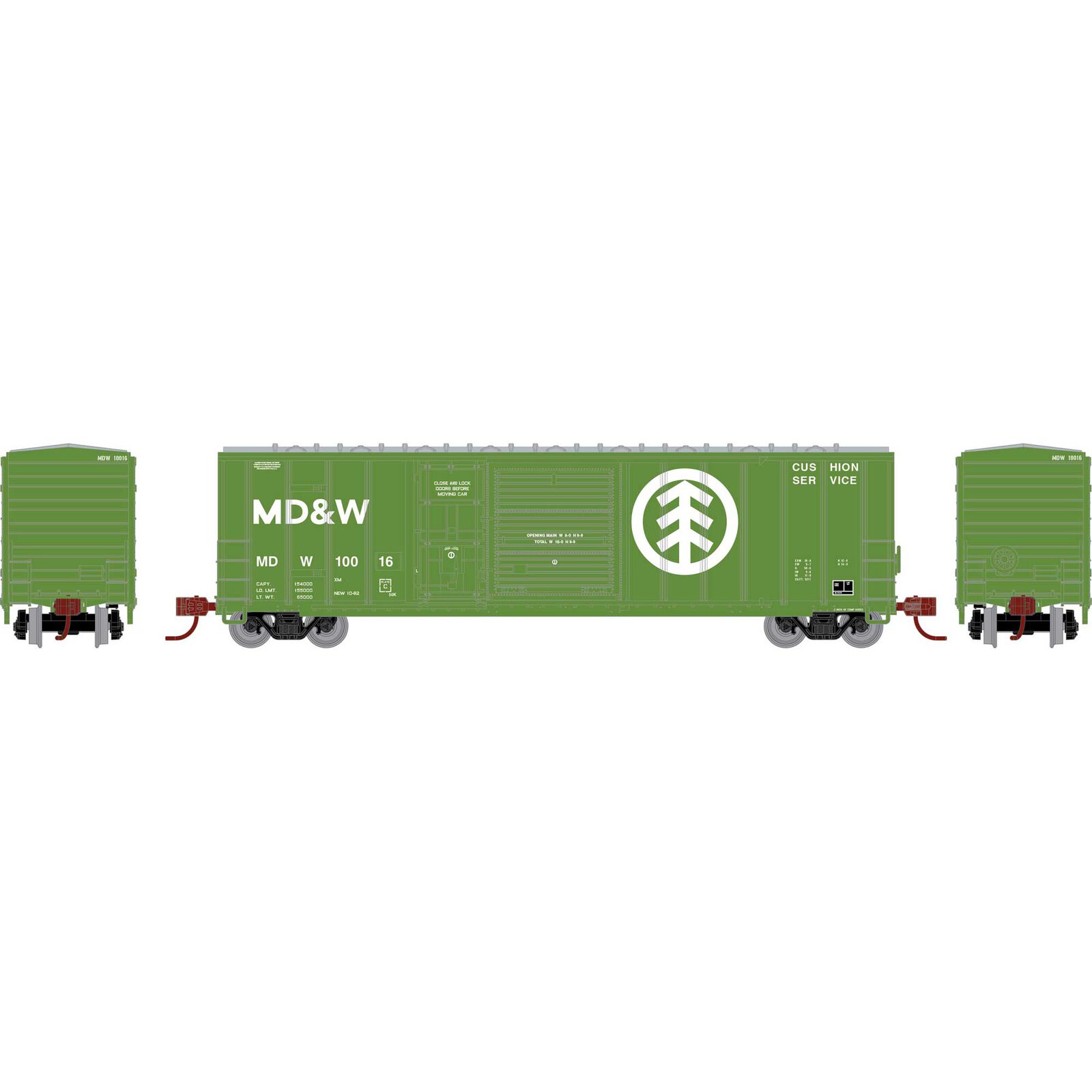Athearn N ATH 50' FMC 5277 Combo Door Box Car, MDW #10116