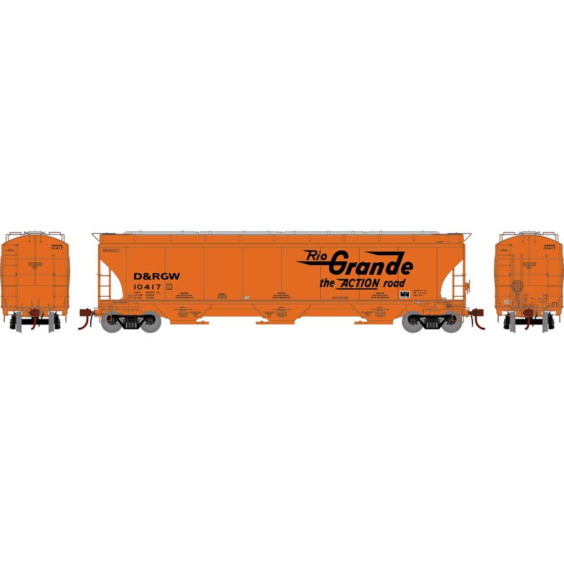 HO GEN Trinity 5161 Covered Hopper, DRGW Legendary Liveries #10417