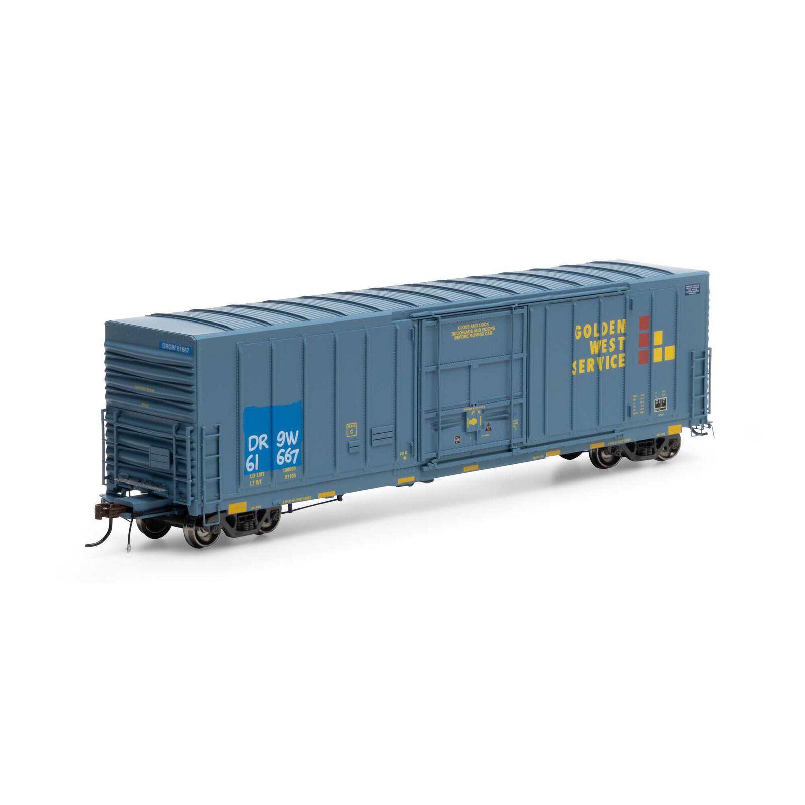 HO 50' PC&F Ex-Post Box, PFG / D&RGW #61667