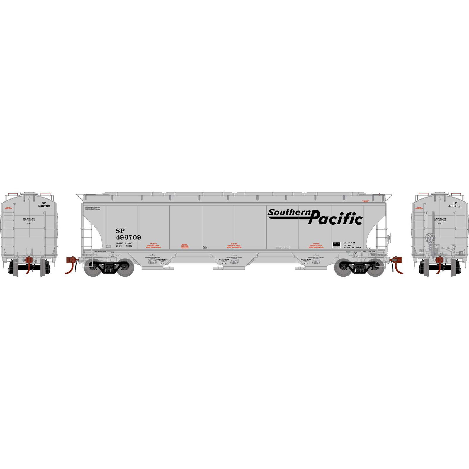 Athearn Genesis HO GEN Trinity 5161 Covered Hopper, SP Legendary Liveries #496709
