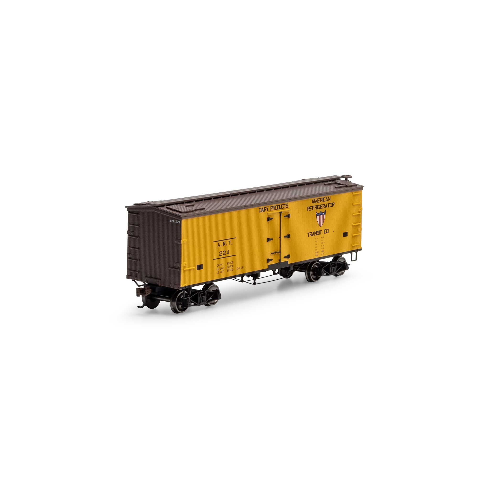 鉄道模型 ROUNDHOUSE 10-923 Roundhouse HO 36' Wood Reefer, ART #224 Model Train | Athearn