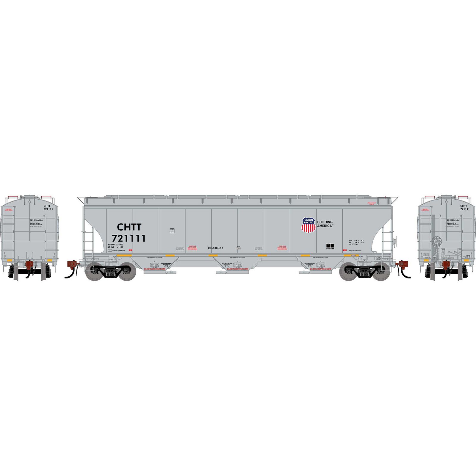 HO GEN Trinity 5161 Covered Hopper, CMO #721111