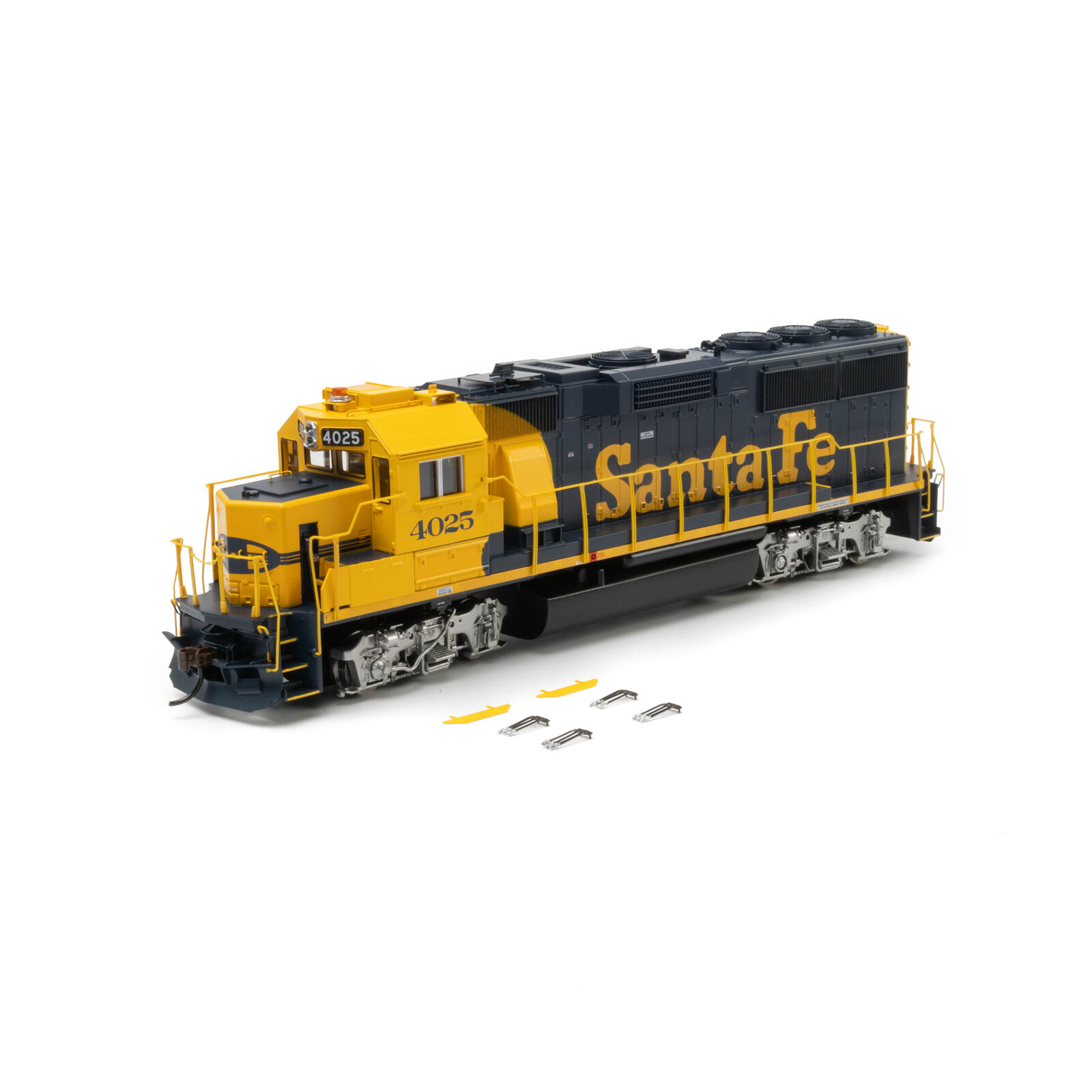Athearn HO EMD GP60 Locomotive with Econami DCC & Sound, ATSF #4025