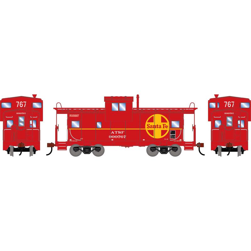 HO ATH Wide-Vision Caboose, ATSF #999767