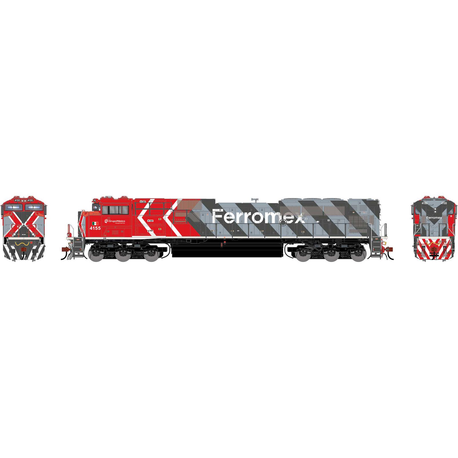 HO GEN SD70ACU Locomotive, FXE #4155