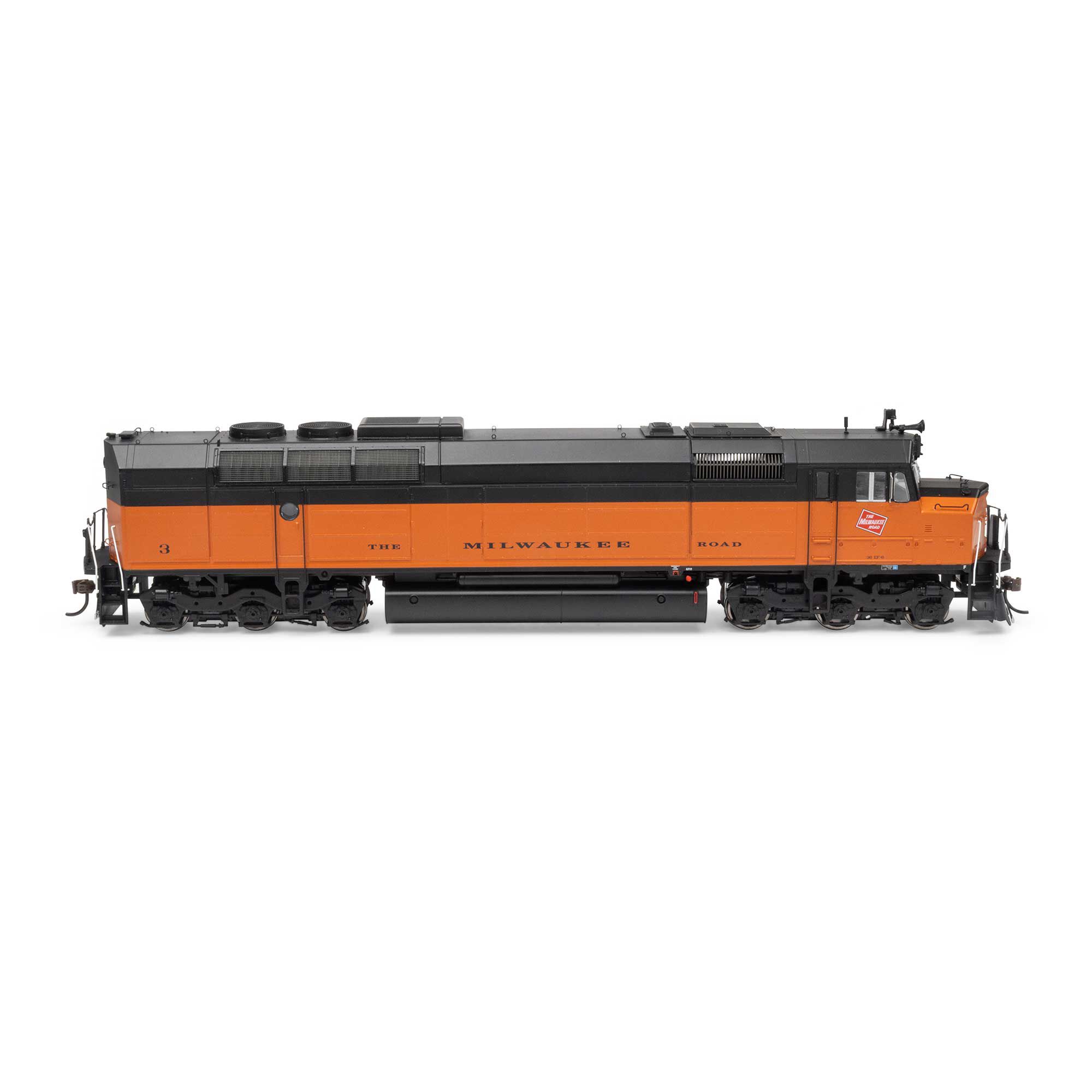 Athearn HO FP45 Locomotive with DCC & Sound, MILW #3 Model Train