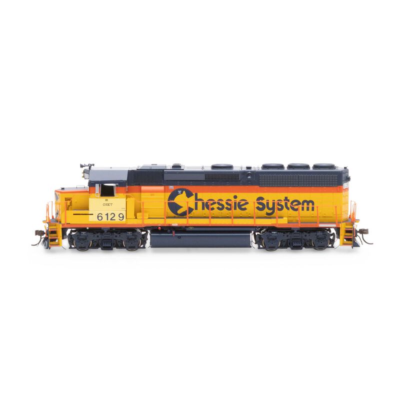 HO GP40-2 with DCC & Sound, Chessie/CSX #6129 Model Train  display picture 1