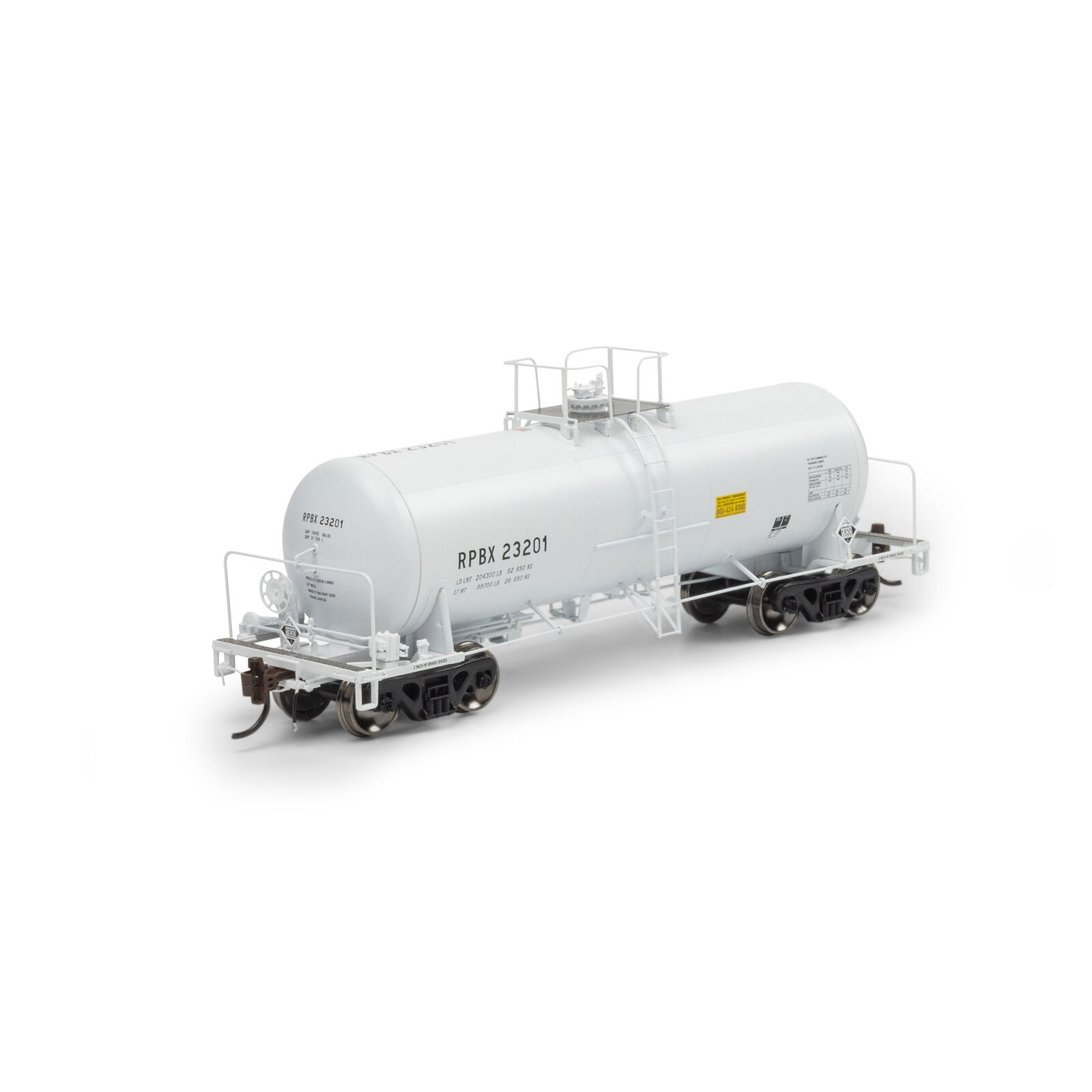 HO 13K Gallon Acid Tank Car, RPBX #23201