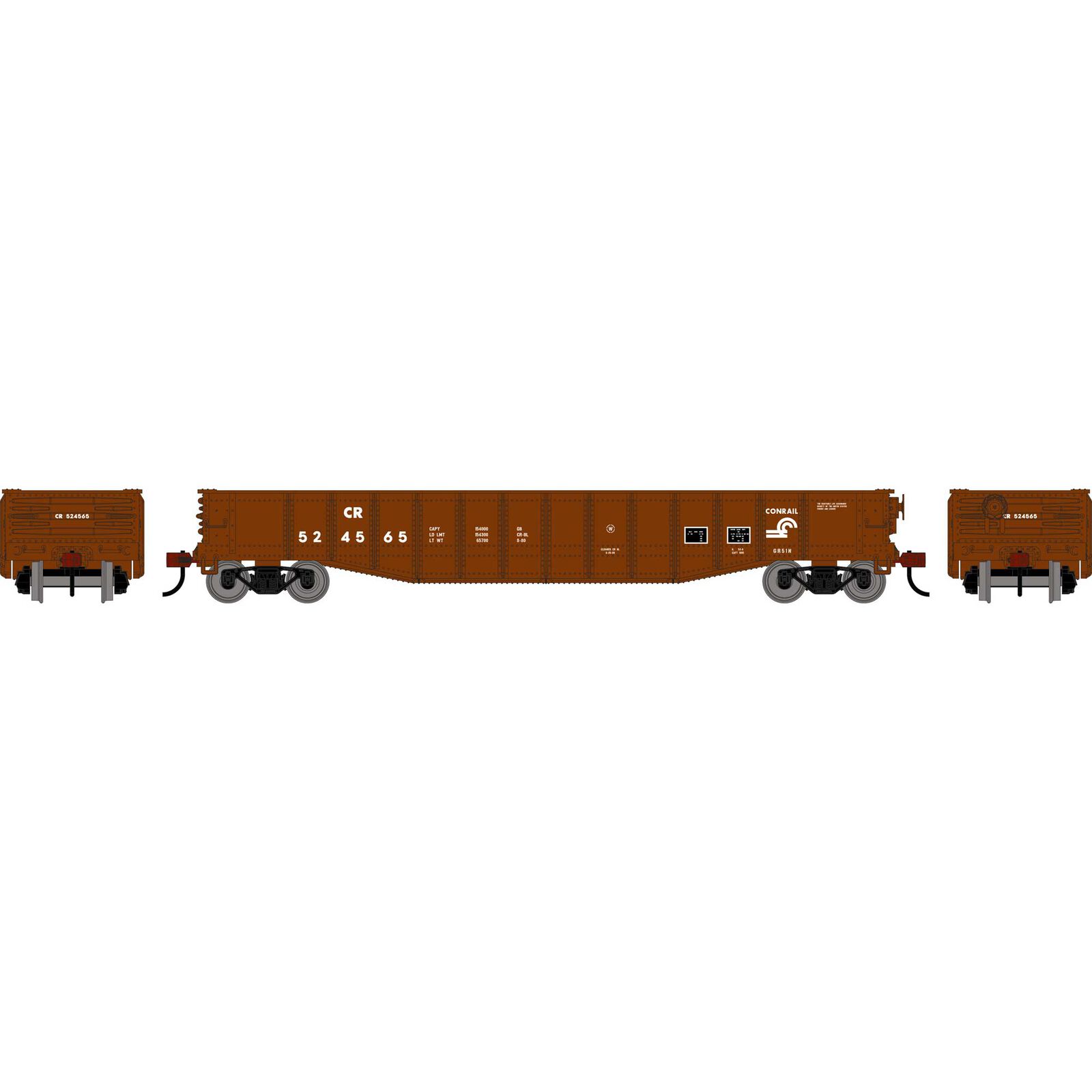Roundhouse HO RND 50' Gondola, CR #524565