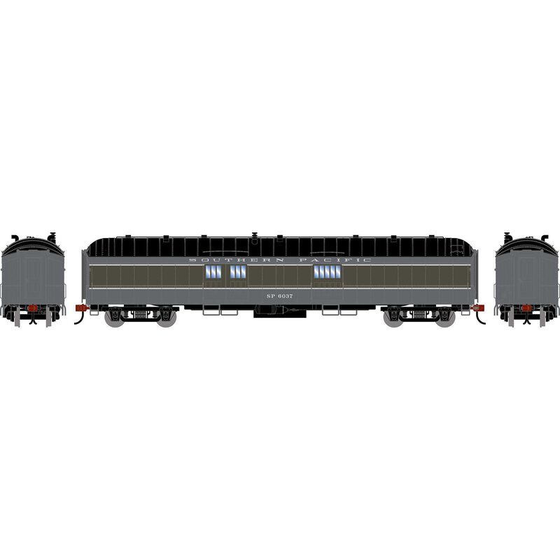 HO ATH 60' Pullman Common Standard Baggage Car, SP 'Two-Tone Gray' #6037