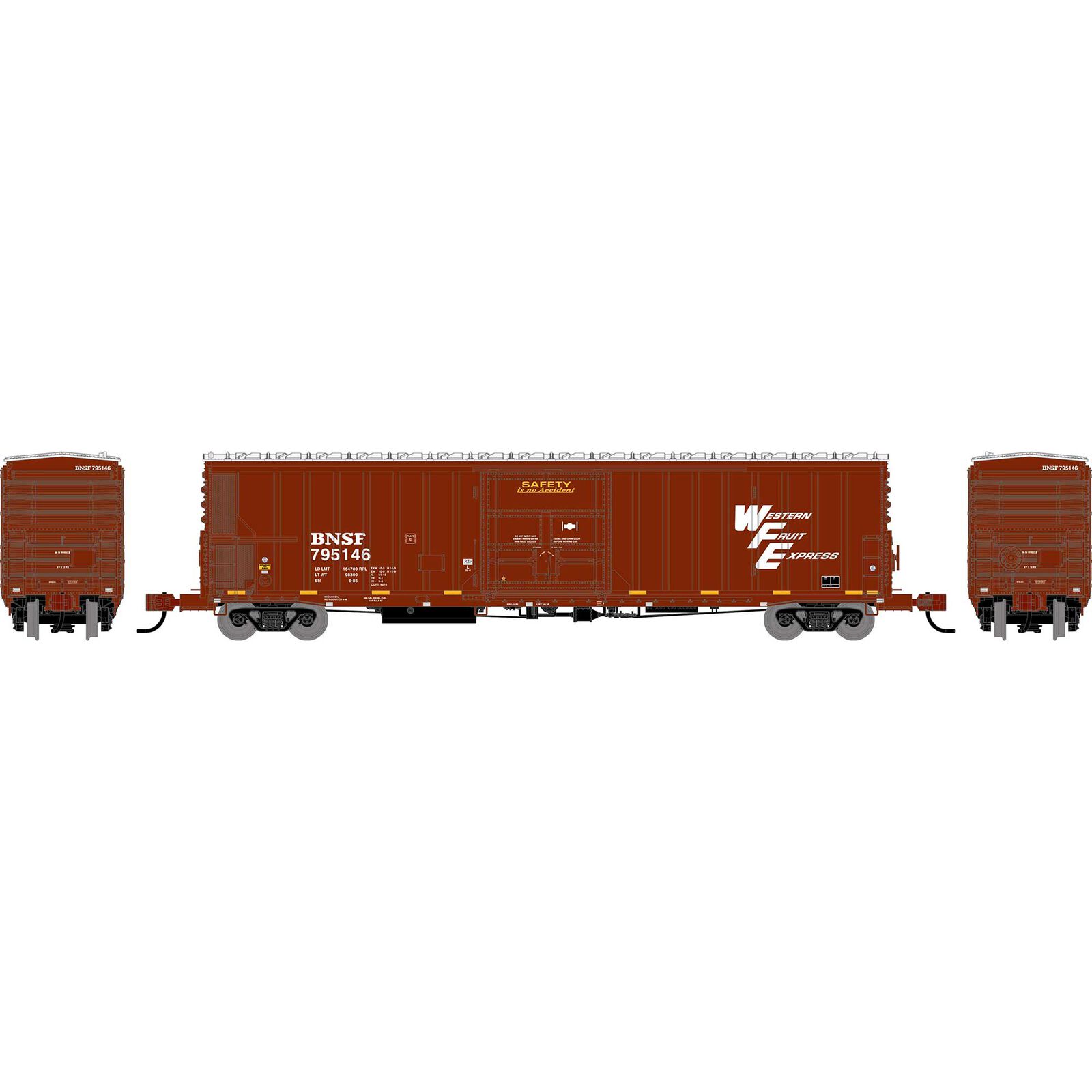 N ATH 57' FGE Mechanical Reefer, BNSF 'FRA Reflectors' #795146