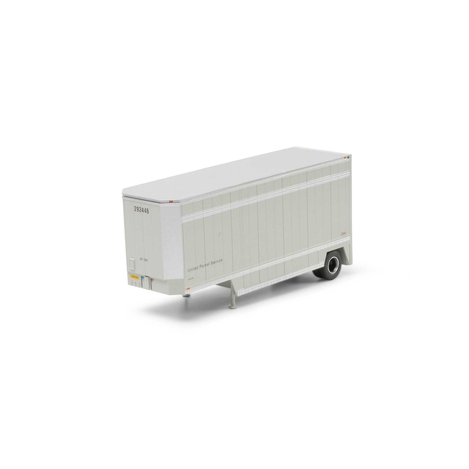 HO ATH 28' Parcel (PUP) Trailer, UPS without Shield #299597