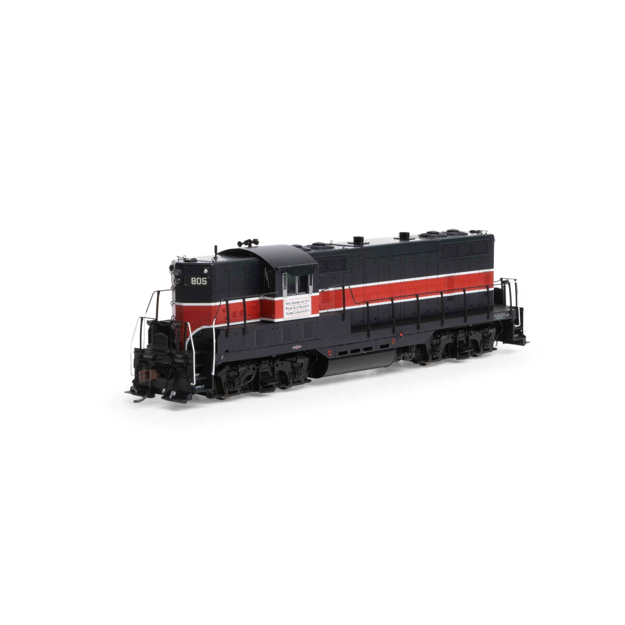 Athearn HO GP7 with DCC & Sound, KO&G #805 Model Train | Athearn