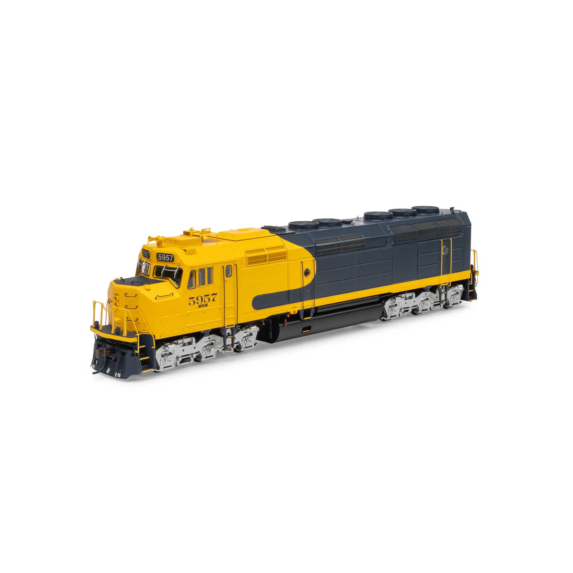 HO F45u Locomotive with DCC & Sound, MKCX #5957 Model Train