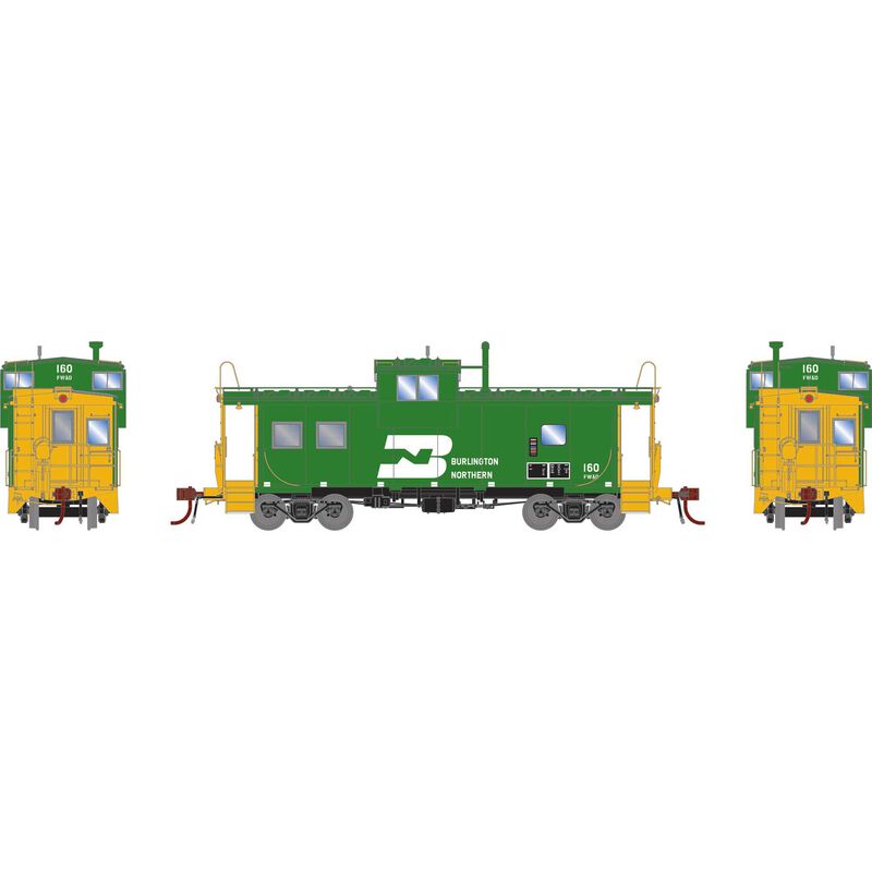 HO GEN ICC Caboose with Lights & Sound, FWD #160