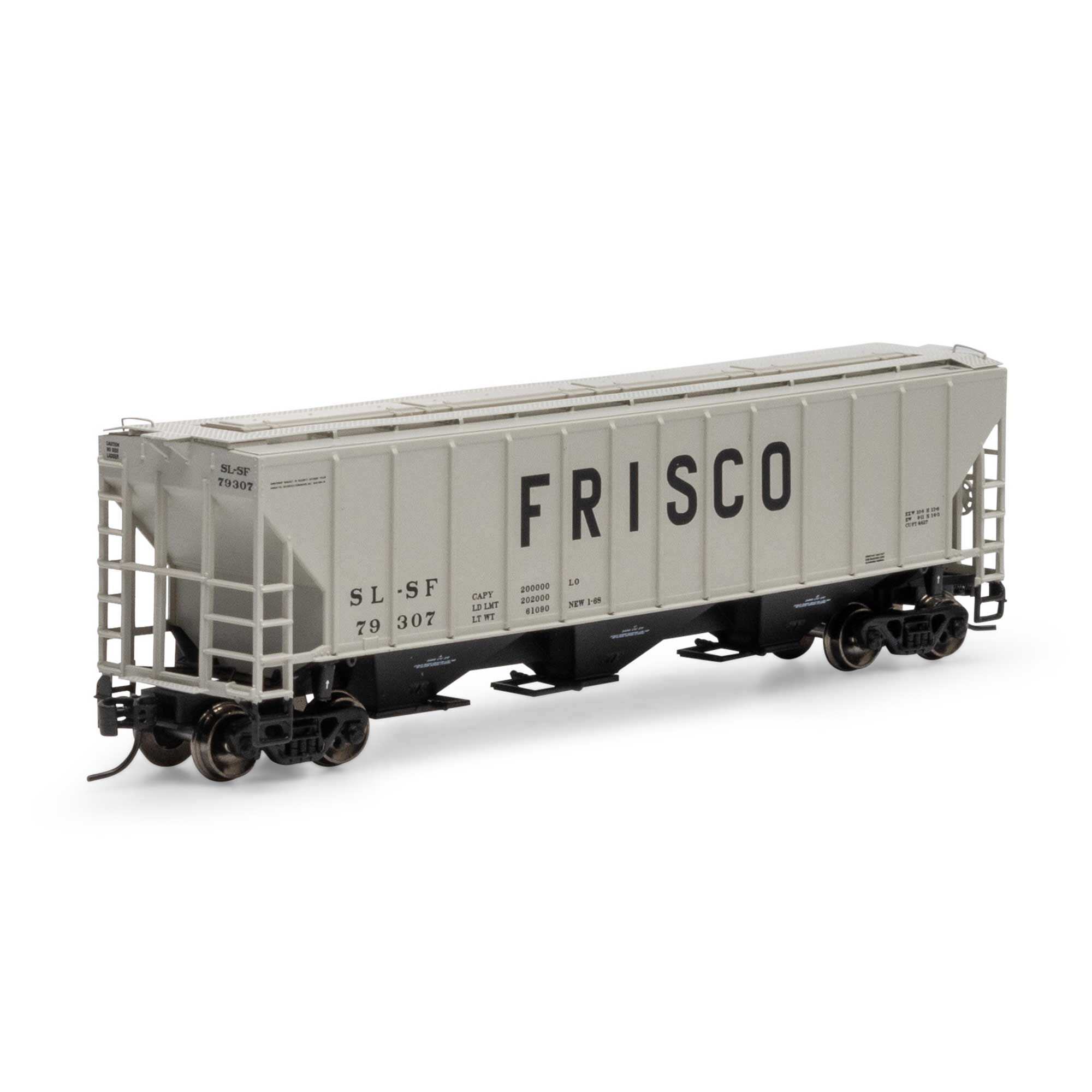 Athearn N PS 4427 Covered Hopper, Frisco #79307 Model Train