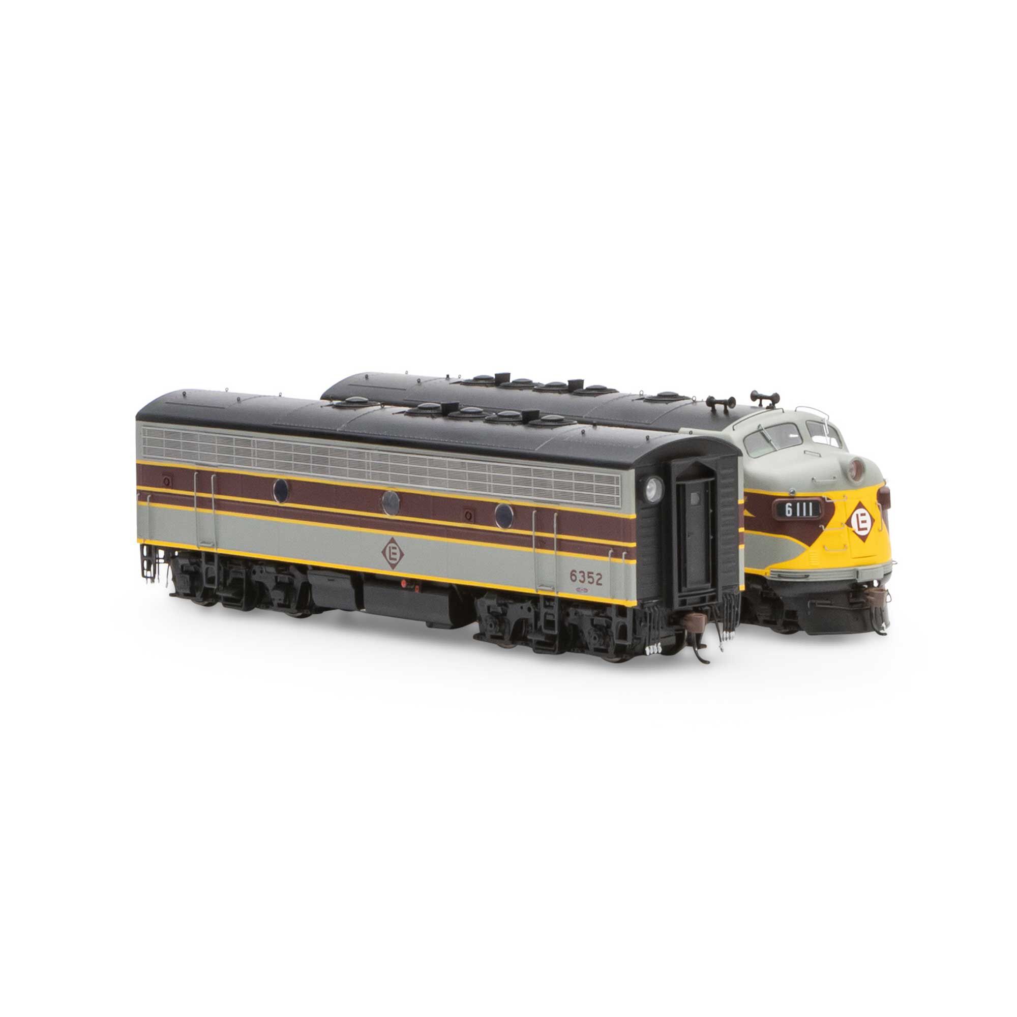 Athearn HO F7 A/B with DCC & Sound, EL/Freight #6111/#6352 Model