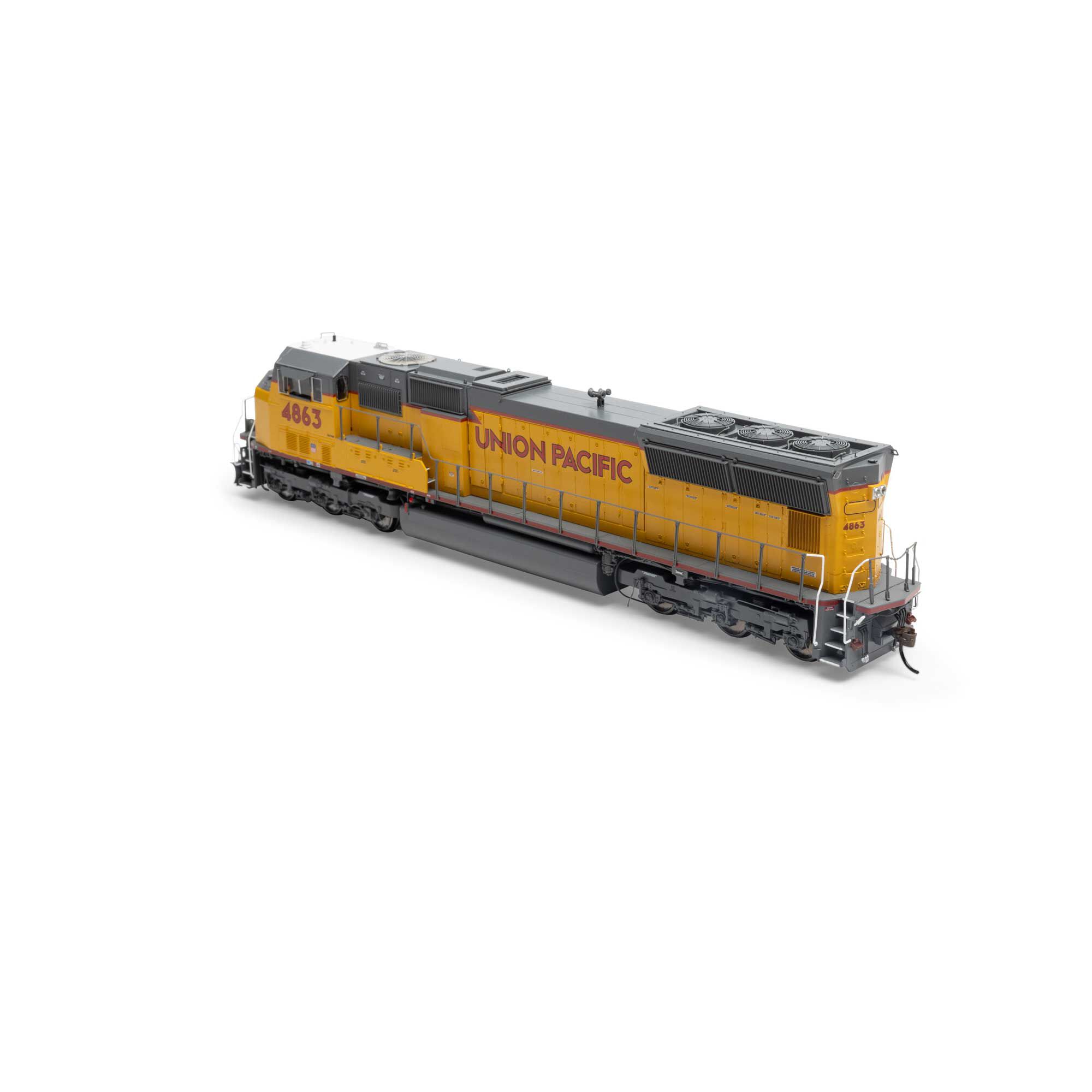 HO SD70M Locomotive with DCC & Sound, UP / Flared #4863 Model