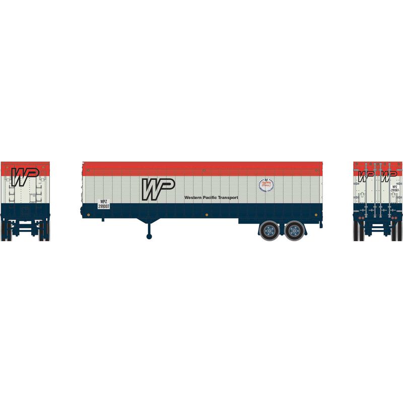 Athearn HO 40' Trailer, WPZ Bicentennial #291007