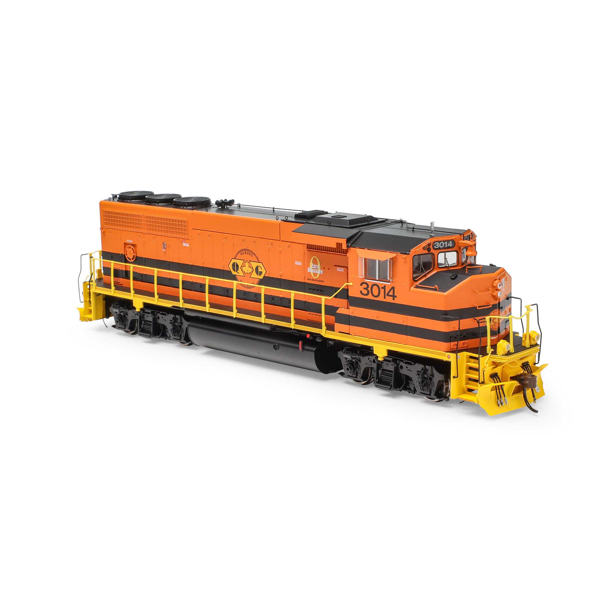 HO GP40P-2 Locomotive with DCC & Sound, QGRY #3014 Model Train