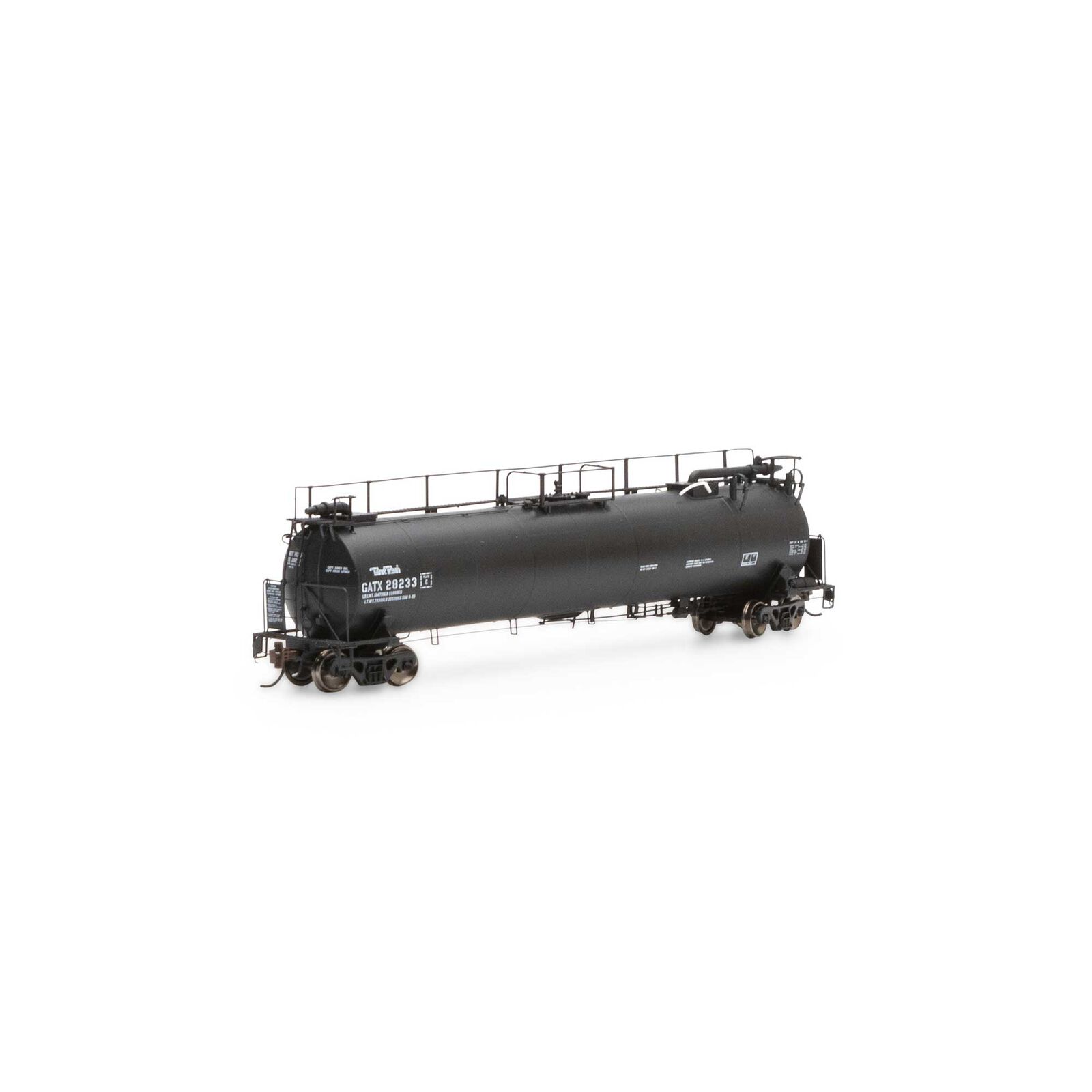 HO TankTrain Intermediate, GATX/Black Small #28233