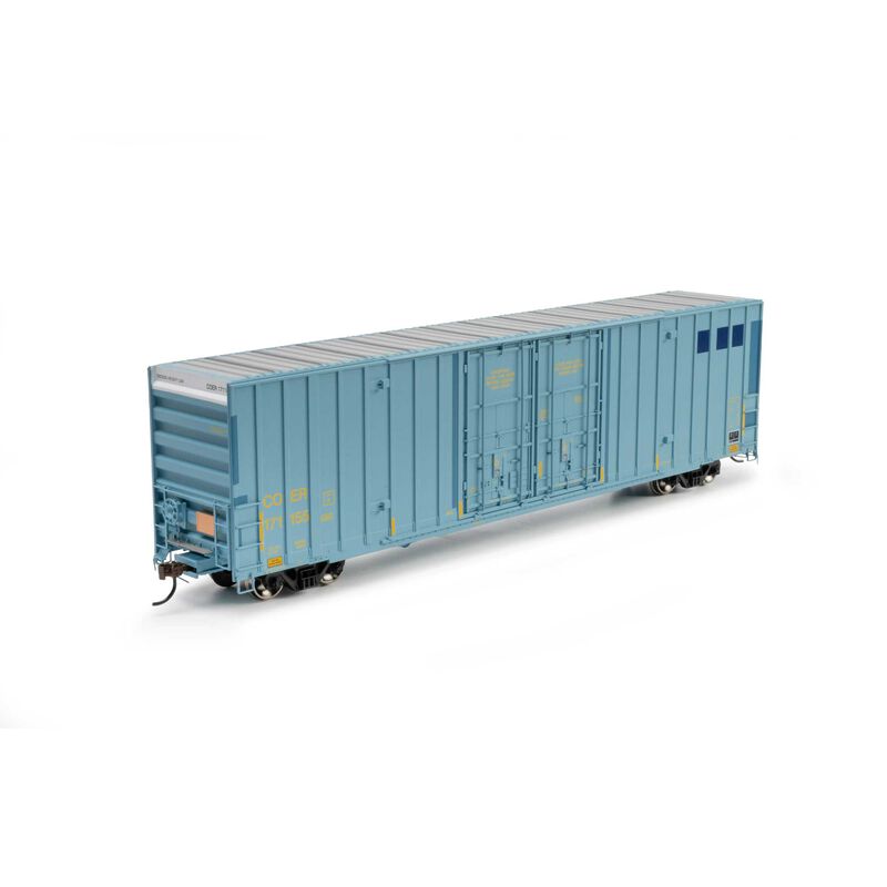 Athearn HO ATH 60' Gunderson High Cube Double Door Box Car, Primed For Grime COER #171155