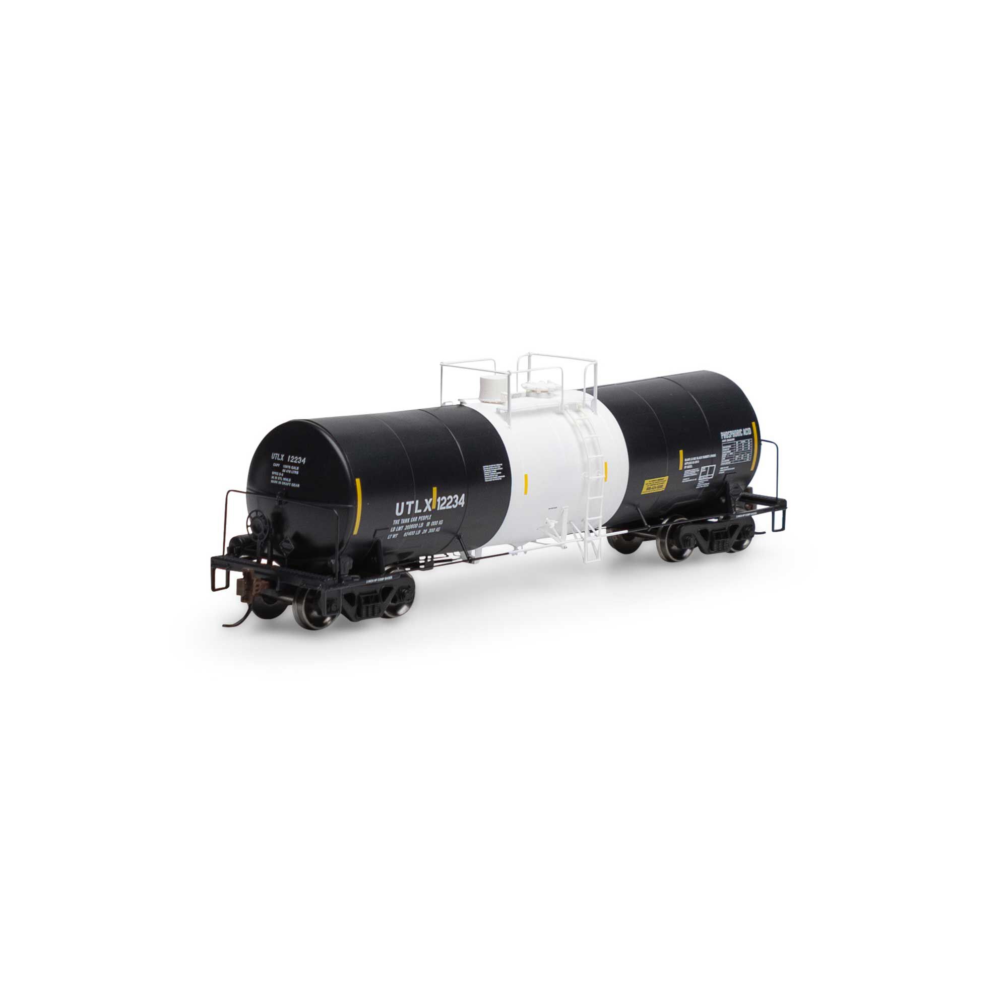 Athearn HO RTR 16,000-Gallon Clay Slurry Tank, UTLX #12234 Model