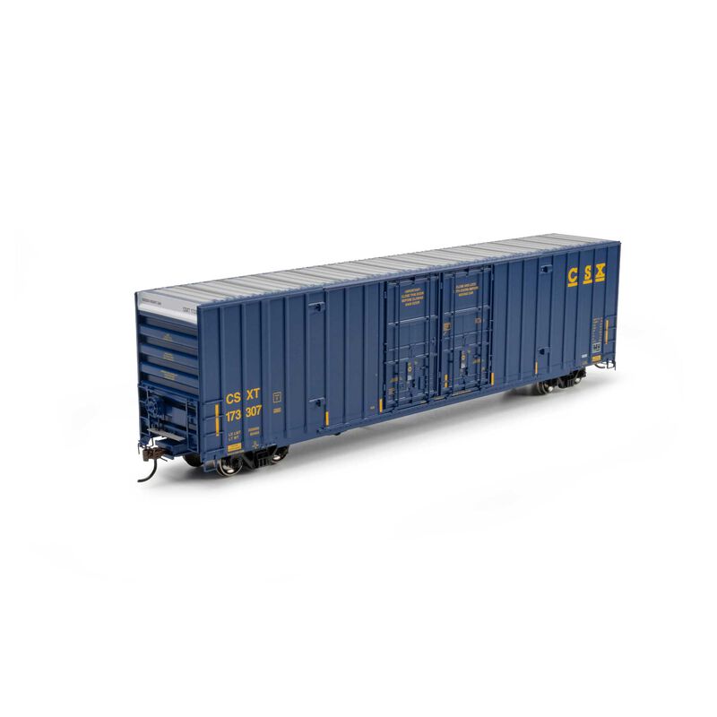 Athearn HO ATH 60' Gunderson High Cube Double Door Box Car, CSXT #173307