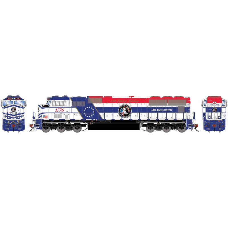 Athearn Genesis HO GEN SD70M Locomotive w/DCC & Sound, LSRC '250 Years of Freedom' #1776