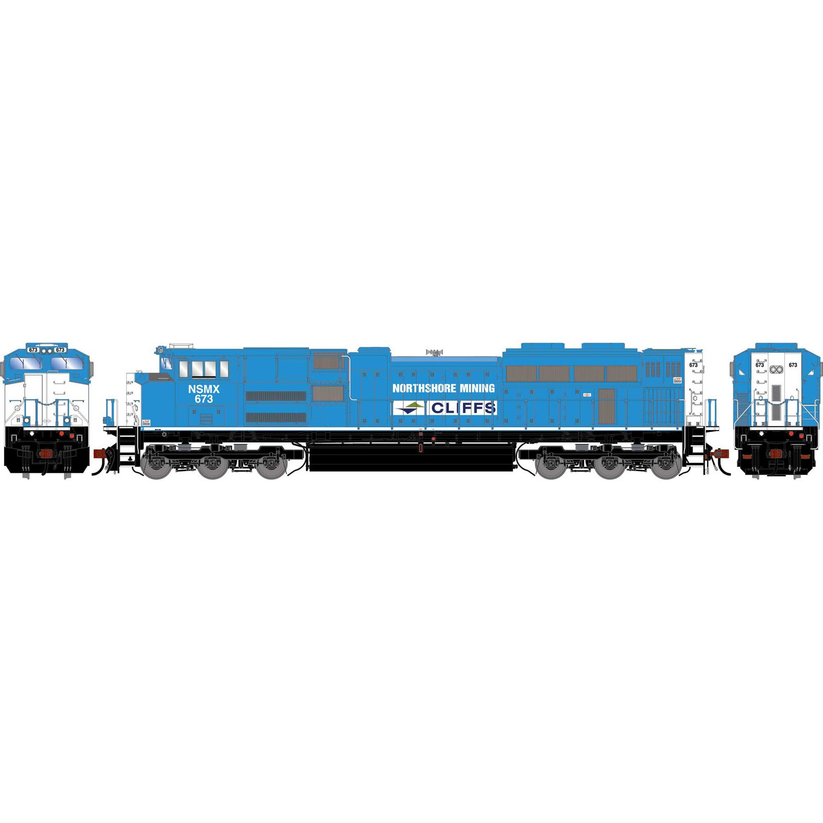 HO GEN SD70ACE Locomotive w/DCC & Sound, NSMX #673