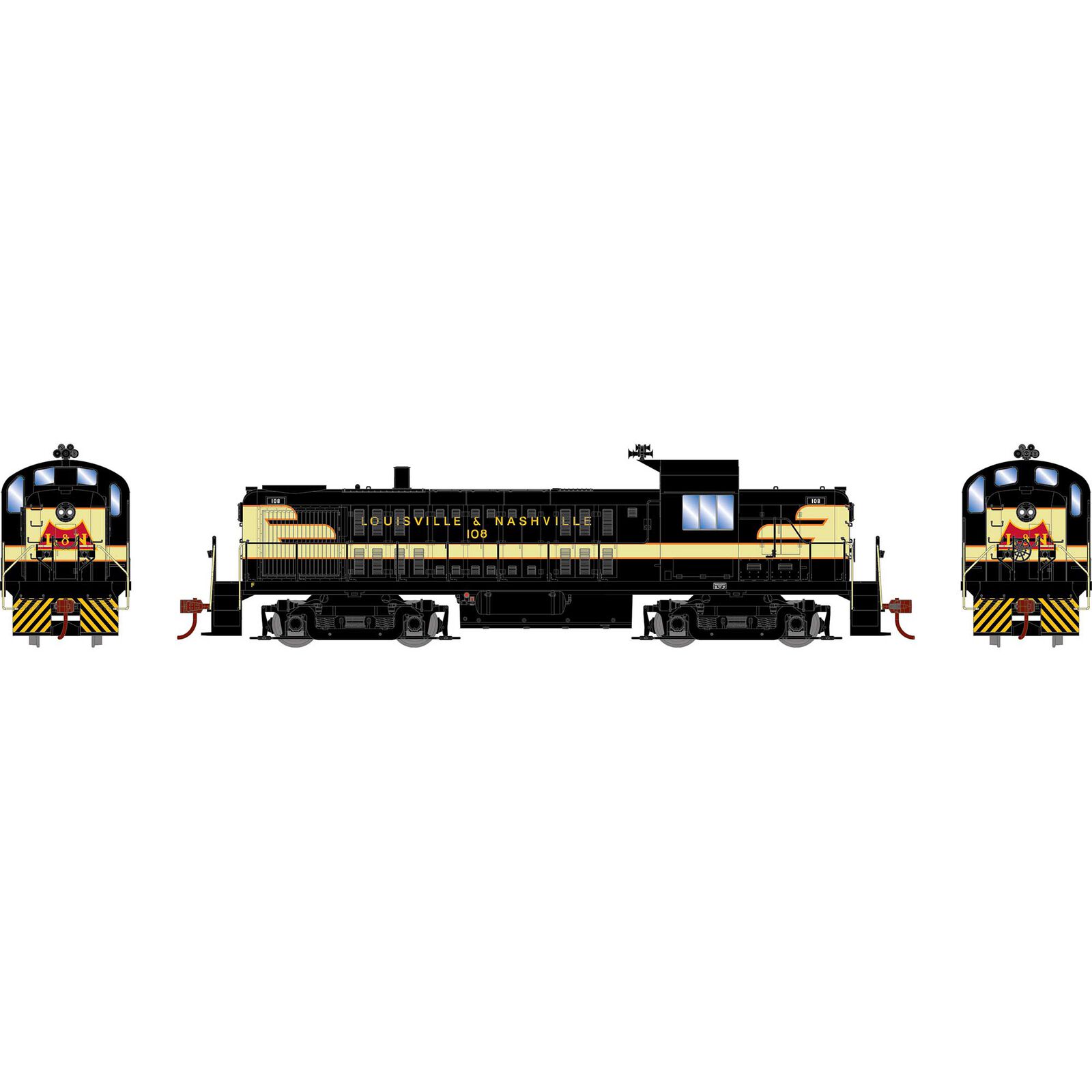 HO ATH RS-3 Locomotive w/DCC & Sound, LN #108