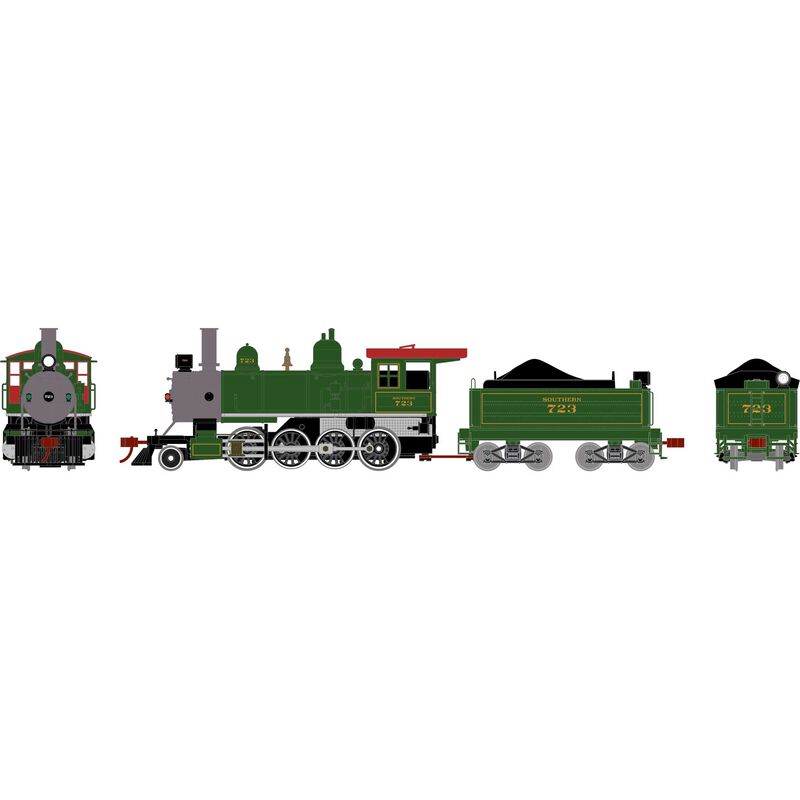 HO Old Time 2-8-0 Locomotive, SOU #723