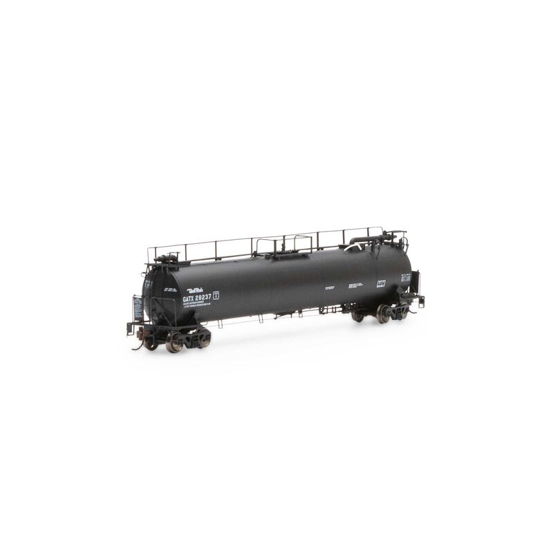 Athearn HO TankTrain Intermediate, GATX/Black Small #28237