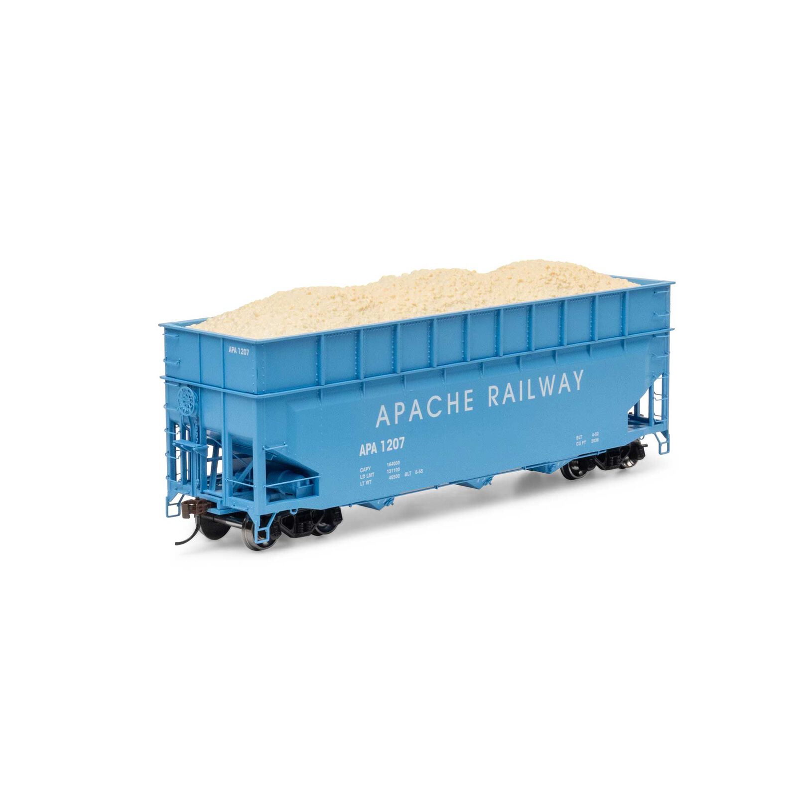 HO 40' Wood Chip Hopper with Load, APA #1207