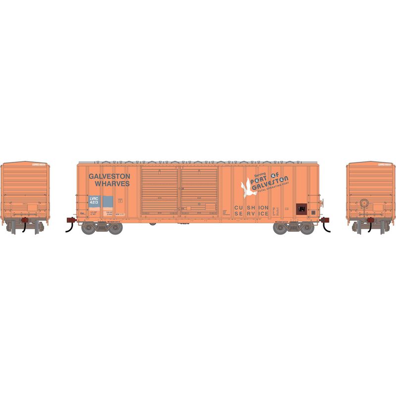 HO 50' FMC 5347 DD Offset Box Car, Primed For Grime LVRC Ex-GWF #4213
