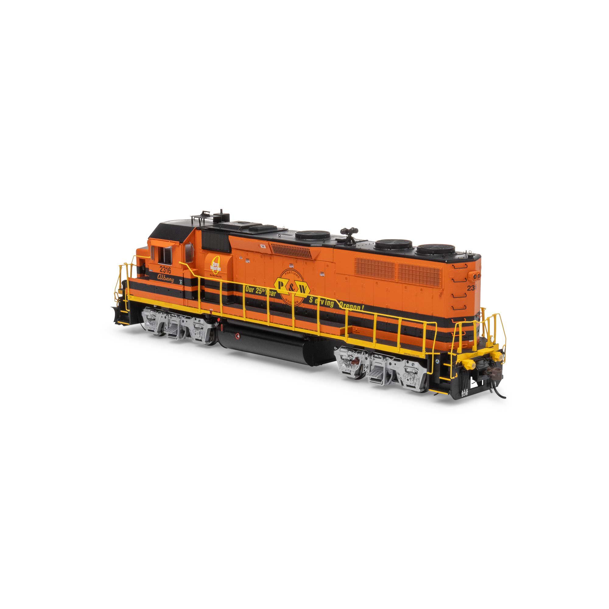 Athearn HO GP39-2 Locomotive, PNWR #2316 Model Train | Athearn