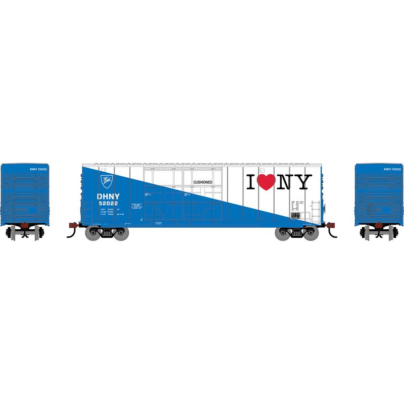 HO RND 50' High-Cube Smooth Side Box Car, DHNY #52022