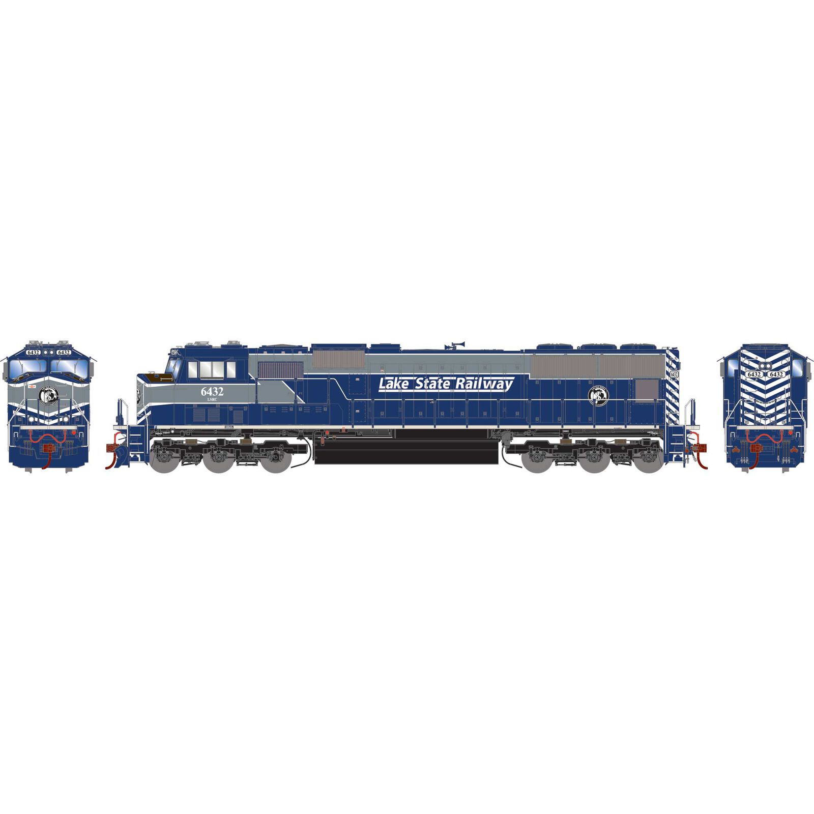 HO SD70M Locomotive with DCC & Sound, LSRC #6432