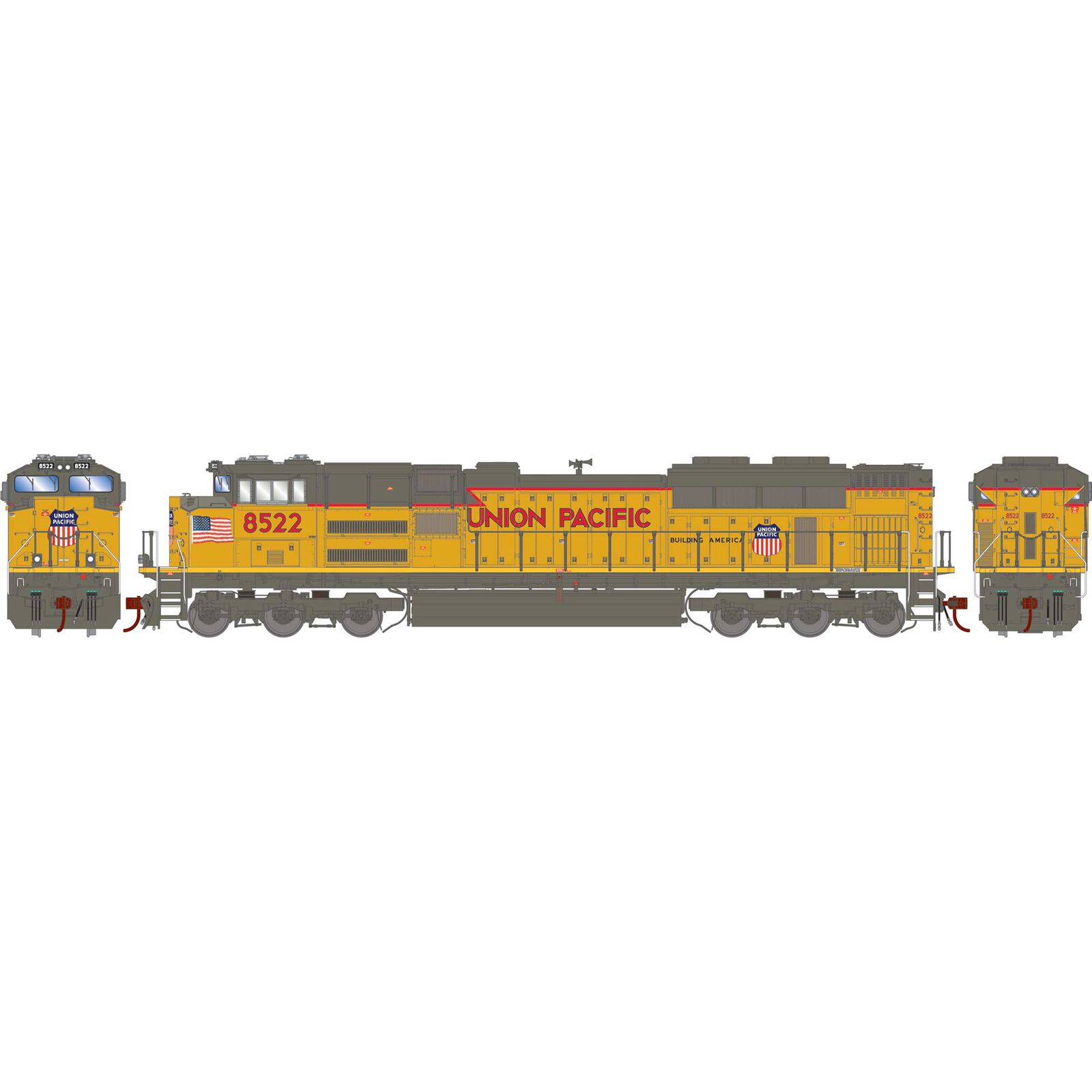 HO SD70ACe Locomotive, UP #8522