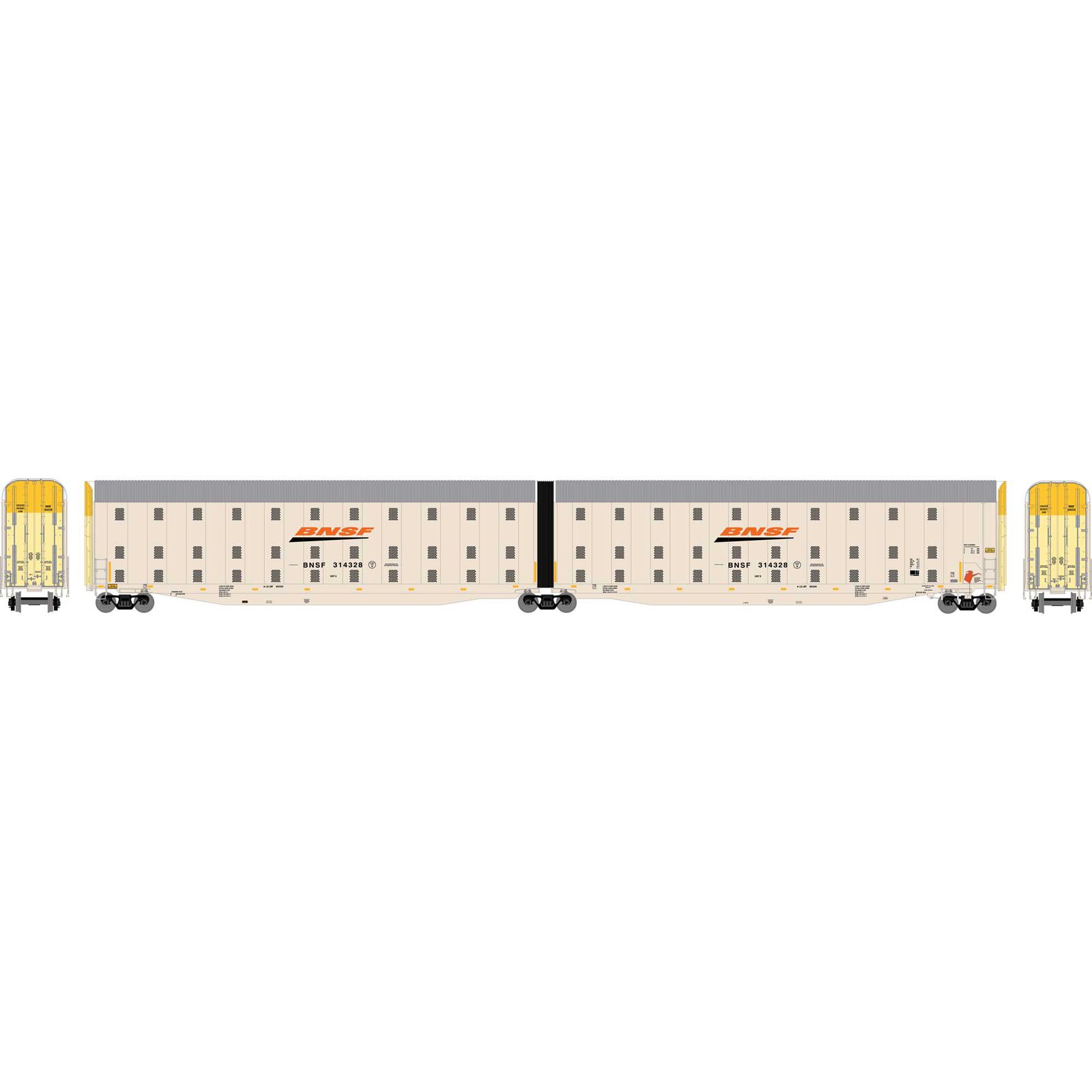 Athearn HO ATH Auto-Max Carrier, BNSF #314328