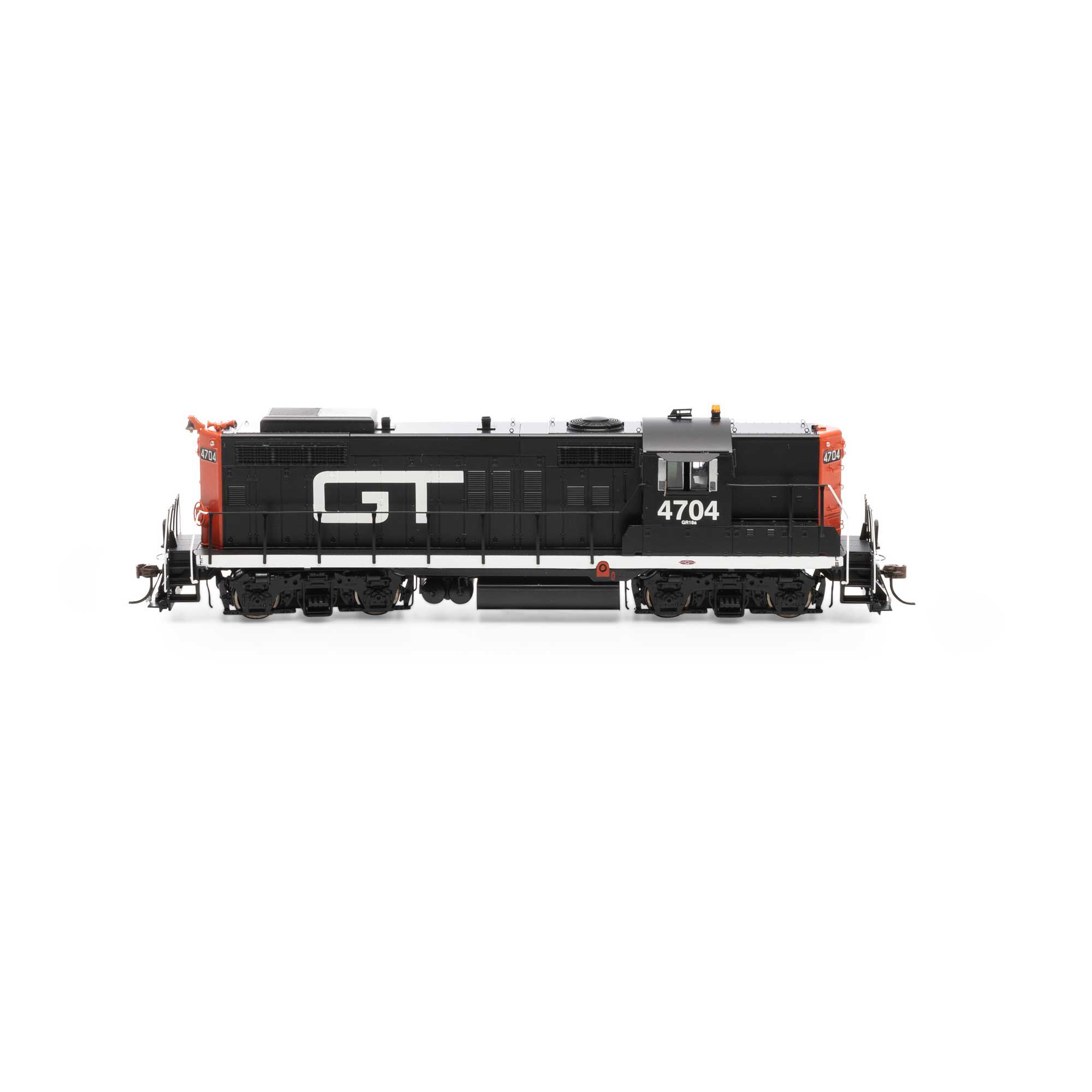 アンパラレルド　コグニザンス Athearn HO GP18 with DCC & Sound, GTW #4704 Model Train | Athearn